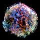 Imagen de rayos X del remanente de la supernova de Tycho.